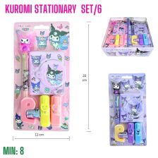 ST-KUROMISET6 - Kuromi  Stationary Set/6
