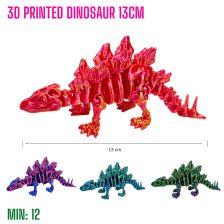 TO-3DDINO2 - 3D Printed Dinosaur 13cm Stegosaurus