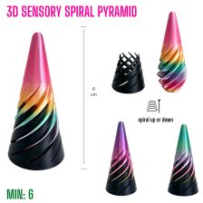 TO-3DPYRAMID - 3D Printed Sensory Spiral Pyramid
