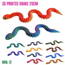 TO-3DSNAKE29 - 3D Printed Snake 29cm