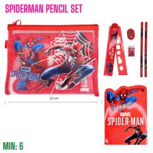 ST-MESHSET2 - Spiderman Pencil Set