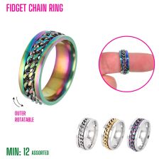TO-FIDGETRING4  - Fidget  Chain Rings 